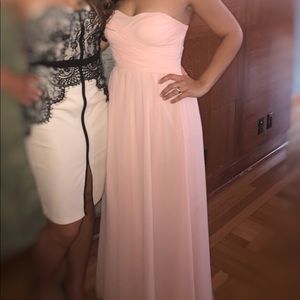 Light Pink Maxi / Bridesmaid Dress